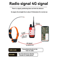 Système de positionnement GPS professionnel pour chiens, radio 4G, collier de suivi 10 km, écran LCD couleur, autonomie de 7 jours, étanche, télécommande
