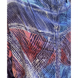 ผ้าปักบาติก Adire Alabela วาดด้วยมือวัสดุตกแต่งระดับพรีเมียมผ้าชีฟอง - Product Image 1