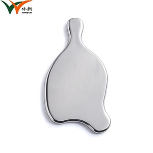 New Style Fast Delivery Custom Logo Face Body Neck Guasha Boards Metal Massage <b>Tool</b> - Product Image 2
