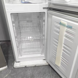 Refrigerador de Doble Puerta Plateado de 193L, Combinación de Refrigerador y <span class=keywords><strong>Congelador</strong></span> Independiente con <span class=keywords><strong>Congelador</strong></span> Superior y Refrigerador Inferior, Disponible Ahora - Product Image 3