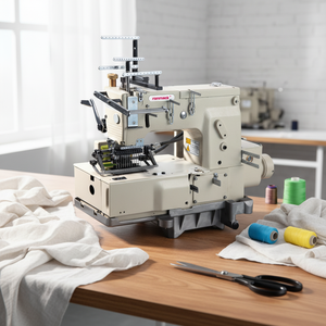 Machine à smockage décorative à 12 aiguilles RONMACK RM-1012PSSM (fil élastique supérieur, sans fil inférieur) à plat, pour usage domestique, manuelle, neuve - Product Image 2