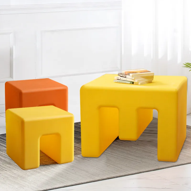 2022 Modern Children Plastic Furniture Kids Reading Table and Chairs Set