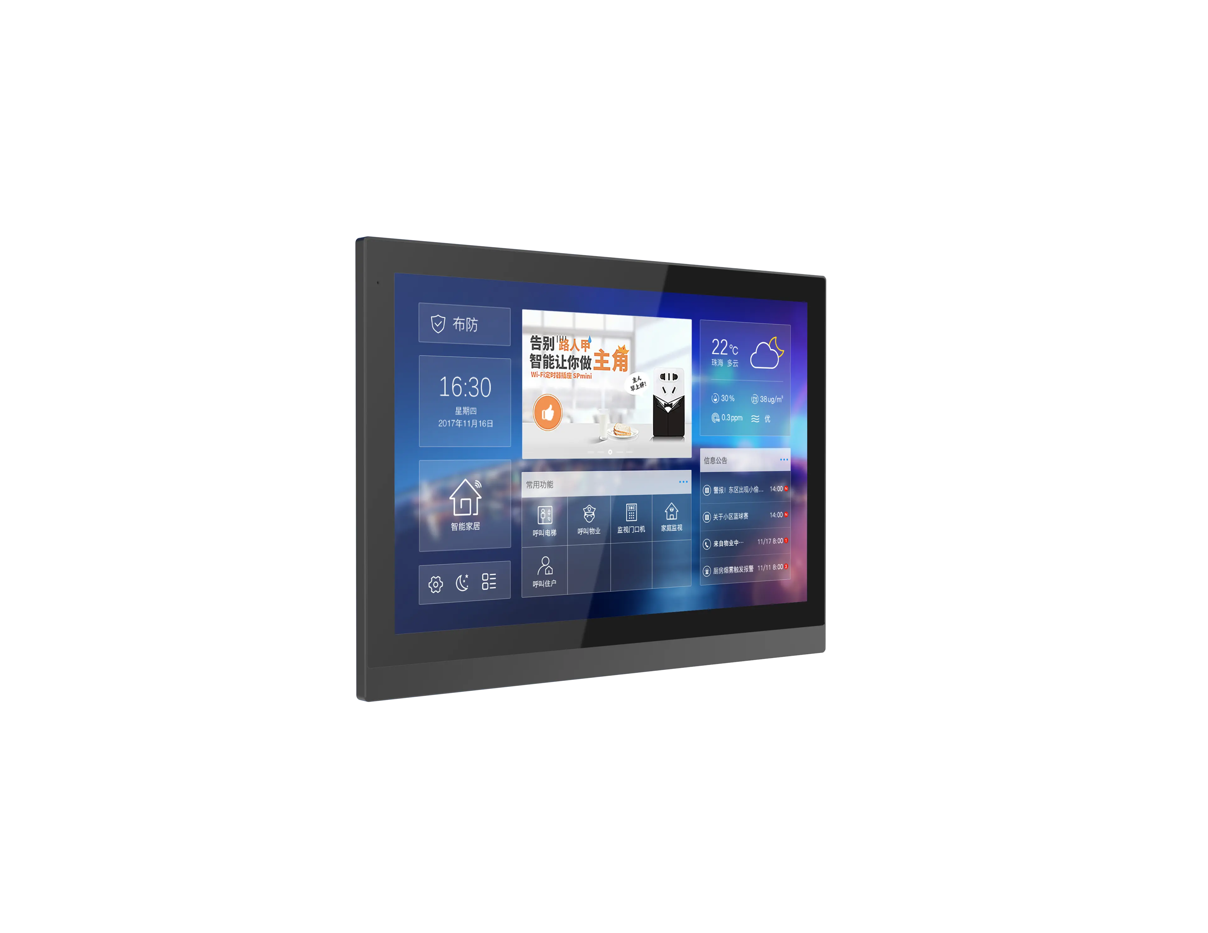 Tuya Afstandsbediening 10 Inch Ip & Wifi Smart Tablet Video Deur Telefoon Intercom Beveiligingssysteem Voor Appartement Villa Gebouw
