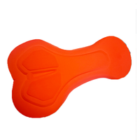 Shorts de cyclisme grande taille à surface unie avec rembourrage en éponge, trous perforés à l'aiguille, respirant, coussinets en gel pour l'entrejambe