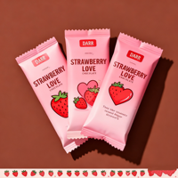Emballage personnalisé et impression de logo, petit sachet de barre protéinée, emballage de sachet scellé à l'arrière