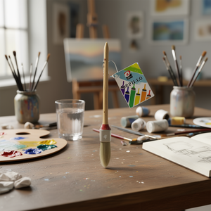 Pennello per pittura di quarta qualità con setole in pelo naturale - Product Image 1
