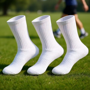 Chaussettes de sport pour femmes DB, 3 paires, couleur unie, respirantes, en coton, taille 5-10, décontractées, été - Product Image 2