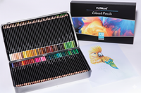 Coffret Cadeau Premium de 120 Crayons de Couleur en Bois – Ensemble d'Art pour Coloration Lisse, Idéal pour Peintres et Étudiants en Art