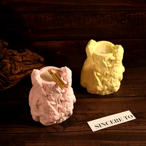 Diy Drip Glue Mold Special-shaped Snake Head Candle Cup Silicone Mold Creative Gypsum <b>Resin</b> Mold - Product Image 3