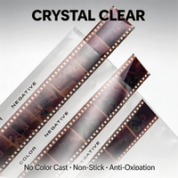 Pochettes PP fiables pour films négatifs mats, pour une organisation et une protection efficaces des négatifs de films 35 mm, capacité de 36 000 pièces