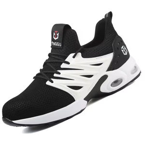 Bottes de randonnée confortables pour hommes - Hauteur mi-mollet, imperméables et antidérapantes, pour une utilisation en extérieur toute saison - Product Image 1