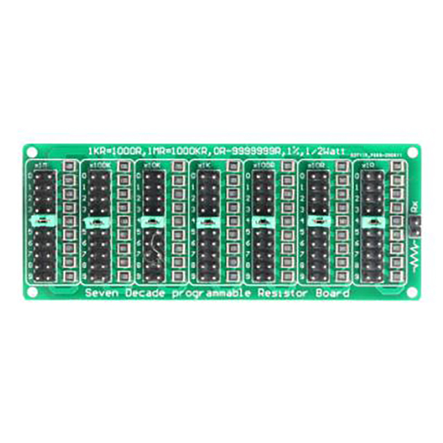 #63188 7 Decade 0.1-9999999R Programmable Resistor Board Seven/Eight Decade Resistor Step Accuracy 0.1R 2W SMD Resistance Module