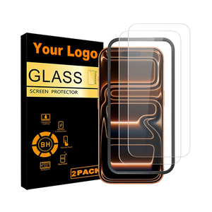 Protector de Pantalla 2.5D Transparente con Kit de Instalación, Cristal Templado 9H para <span class=keywords><strong>iPhone</strong></span> 17 Pro Max - Product Image 1