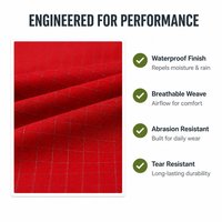 Tissu Oxford en polyester sergé à carreaux réfléchissant 150D, imperméable et résistant à l'abrasion, pour matériaux de dessus de chaussures et sacs de voyage