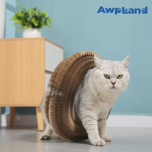 ペット用段ボール製猫爪とぎボード、インタラクティブな猫のおもちゃ、形が変わるおもちゃ、猫のおもちゃ、爪とぎ - Product Image 4