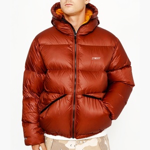 Vestes matelassées d'hiver sur mesure pour fabricants, grandes tailles, doudounes à fermeture éclair pour l'extérieur, manteaux matelassés à bulles, doudounes en duvet vierges - Product Image 5
