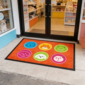 Tapis d'entrée imprimé avec logo, antidérapant, imperméable, durable, résistant à l'usure, pour atelier, usine, intérieur industriel - Product Image 6