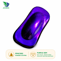Nouvelle conception PPHC 1002, revêtement en poudre, couleur violet clair, pulvérisation électrostatique, revêtement en poudre pour appareils électroménagers