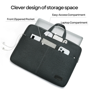 Bolsas Portátiles para Laptop de <span class=keywords><strong>15.6</strong></span> Pulgadas, Funda Impermeable para Laptop con <span class=keywords><strong>Forro</strong></span> de Felpa para Protección de Notebooks, Bolsas para Laptop para Viajes de Negocios - Product Image 5