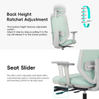 Kursi Mesh Ergonomis Grosir Premium Nyaman Sandaran Sedang Modern Eksekutif Putar Kursi Kantor Komputer Ergonomis