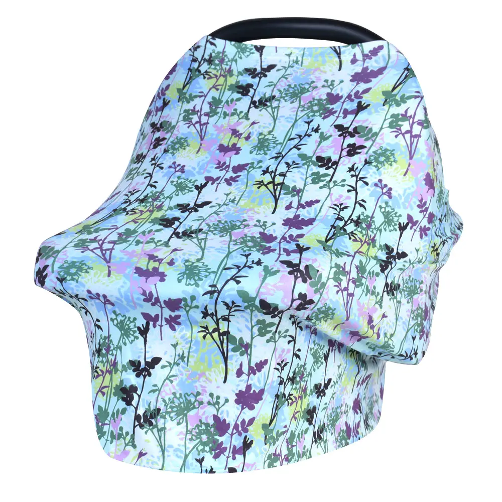 Nursing Cover, Car Seat Canopy, Stroller and Carseat Covers Best Stretchy Scarf and Shawl- Multi Use Breastfeeding Cover