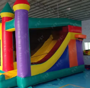 Châteaux gonflables extérieurs <span class=keywords><strong>de</strong></span> haute qualité Maisons gonflables avec double toboggan pour garçons filles en vente à bas prix pour les fêtes - Product Image 5