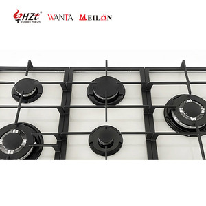 Appareil électroménager de cuisine, plaque en verre trempé, cuisinière à gaz encastrable à 5 brûleurs pour usage domestique - Product Image 4