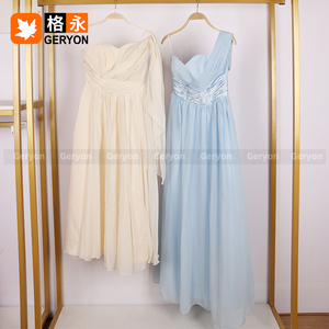 Geryon Vintage Ukay Used Evening Dress Vestido De Noche Formal Luxury <strong>Ball</strong> <strong>Gown</strong> for Women Clean Export Quality in Bales - Product Image 2