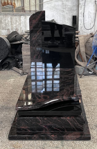 Factory Wholesale Modern Natural <strong>Stone</strong> Luxury Granite Tombstone <strong>Memorial</strong> Cheap Price for Cemetery - Product Image 5