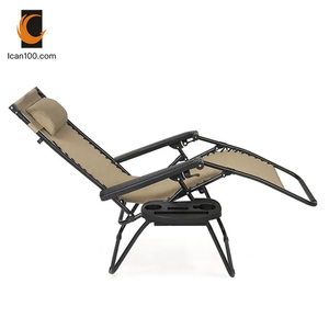 كرسي منعدم الجاذبية قابل للتعديل للبيع بالجملة كرسي حديقة قابل للطي كرسي صالة شاطئ خارجي - Product Image 1