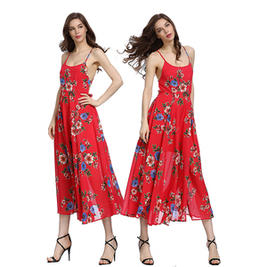 Été nouvelle station balnéaire ceinture en mousseline de soie dos nu robe boho mia plage robe - Product Image 3