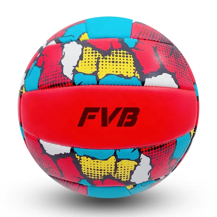 Brinquedos promocionais fvb, bola de vôlei para praia e treinamento escolar tamanho 5