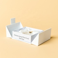 Boîte cadeau rigide à double porte haut de gamme, couvercle personnalisé avec logo imprimé, emballage en carton de luxe avec aimant, cosmétiques, soin de la peau mat