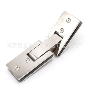 Clips de acero inoxidable para vidrio de ducha, espejo rectangular, duradero, para separación de ambientes de baño sin marco - Product Image 2