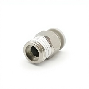 Raccord pneumatique YIIDNN PC OD pour tuyau 4MM-12MM, filetage mâle BSP 1/8'' 1/4'' 3/8'' 1/2'', raccord rapide pour tuyau d'air - Product Image 2