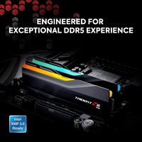 G.SKILL Trident Z5 RGB Series DDR5 RAM(Intel XMP 3.0) 32GB (2x16GB) 6800MT/s CL34-45-45-108 1.40V Desktop Computer Memory UDIMM