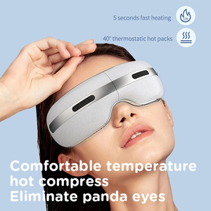 Intelligenter Augenmassagegerät mit Knetdruck, Wärme und Kühlung, Komfortabler Sitz, Bluetooth für Augenbelastung und Migräne-Linderung - Product Image 3