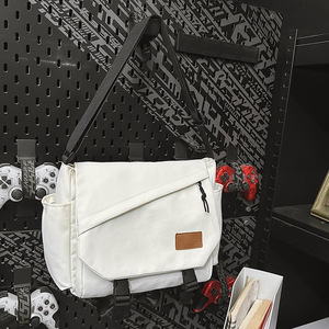 New Unisex Canvas Multi-Functional Crossbody Bag Lightweight Messenger and Shoulder Bag Simple Casual <b>Backpack</b> - Product Image 4