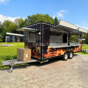 Remolque de Café Personalizado 2025, Carrito Móvil Moderno, Camión de Comida de Acero Inoxidable para la Venta - Product Image 4