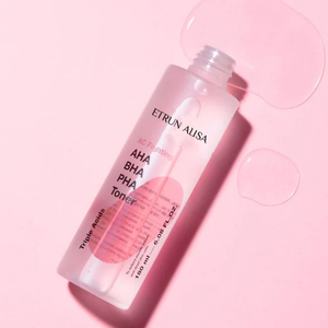 ETRUN ALISA Aha Bha Peeling Etkili Yağ Kontrolü Tonik Cildi Yatıştırır, Gözenekleri Nazikçe Temizler, Nemlendirir ve Günlük Bakımı Sıkılaştırır - Product Image 3