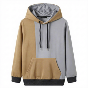 Men’s Color Block <b>Hoodie</b> Men’s Color Blocking Sweatshirt Men’s Regular Fit <b>Hoodie</b> Men’s Casual Knitted Sweatshirt Men’s Cotton - Product Image 2