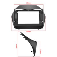 Podofo EU/US/RU/UK 2 Din Autoradio Fascia 10,1 Pouces pour Hyundai IX35 2010-2015 Kit de Montage de Panneau de Tableau de Bord Stéréo Auto