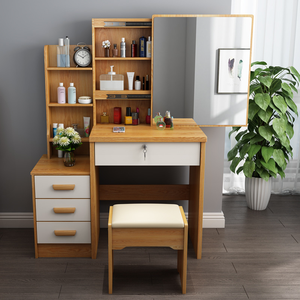 Muebles <span class=keywords><strong>de</strong></span> Dormitorio Modernos <span class=keywords><strong>de</strong></span> Alta Calidad <span class=keywords><strong>con</strong></span> Cajones <span class=keywords><strong>de</strong></span> Estilo Europeo, <span class=keywords><strong>Tocador</strong></span> <span class=keywords><strong>de</strong></span> Maquillaje Blanco Nórdico <span class=keywords><strong>con</strong></span> <span class=keywords><strong>Espejo</strong></span> y Taburete - Product Image 2