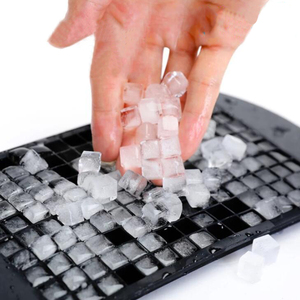 Bandeja para cubitos de hielo de grado alimenticio, molde cuadrado pequeño para cocina, 160 cavidades - Product Image 2
