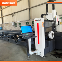 Machine de découpe de tubes laser à fibre semi-automatique CNC pour la découpe de tubes en alliage d'aluminium