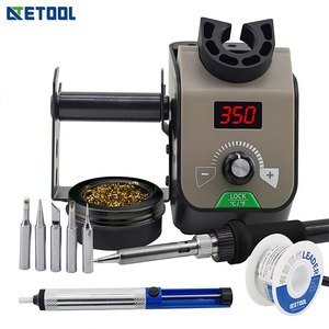 ATETOOL 60W Soldering Station Best <strong>2</strong> in 1 DIY Station Soldering Iron schneider Soldering Tool for Mobile phone computer repair - Product Image 2