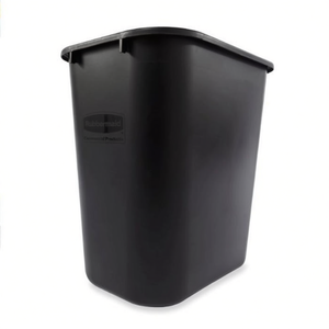 Cestino per Rifiuti Rubbermaid 26,6 L Rettangolare Nero per Uso Commerciale - Product Image 2