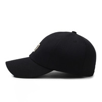 Gorra de béisbol L-1-721 con letras bordadas y corona rígida para mujer, que estiliza el rostro, informal, para exteriores, protección solar.