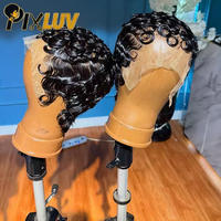 Kurze Echthaar-Perücke Chioma Großhandel Kurze Echthaar-Perücken Lace Front Glueless Lace Front Perücke Rohes Haar HD Lace Front Perücke