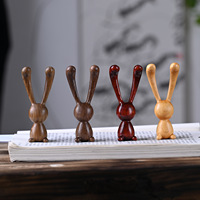 Grattoir nasal créatif en bois de rose, outil de massage Guasha en bois naturel pour le visage (type lapin), pour la santé, le bien-être, les voyages, le corps et les mains, cadeau, Chine